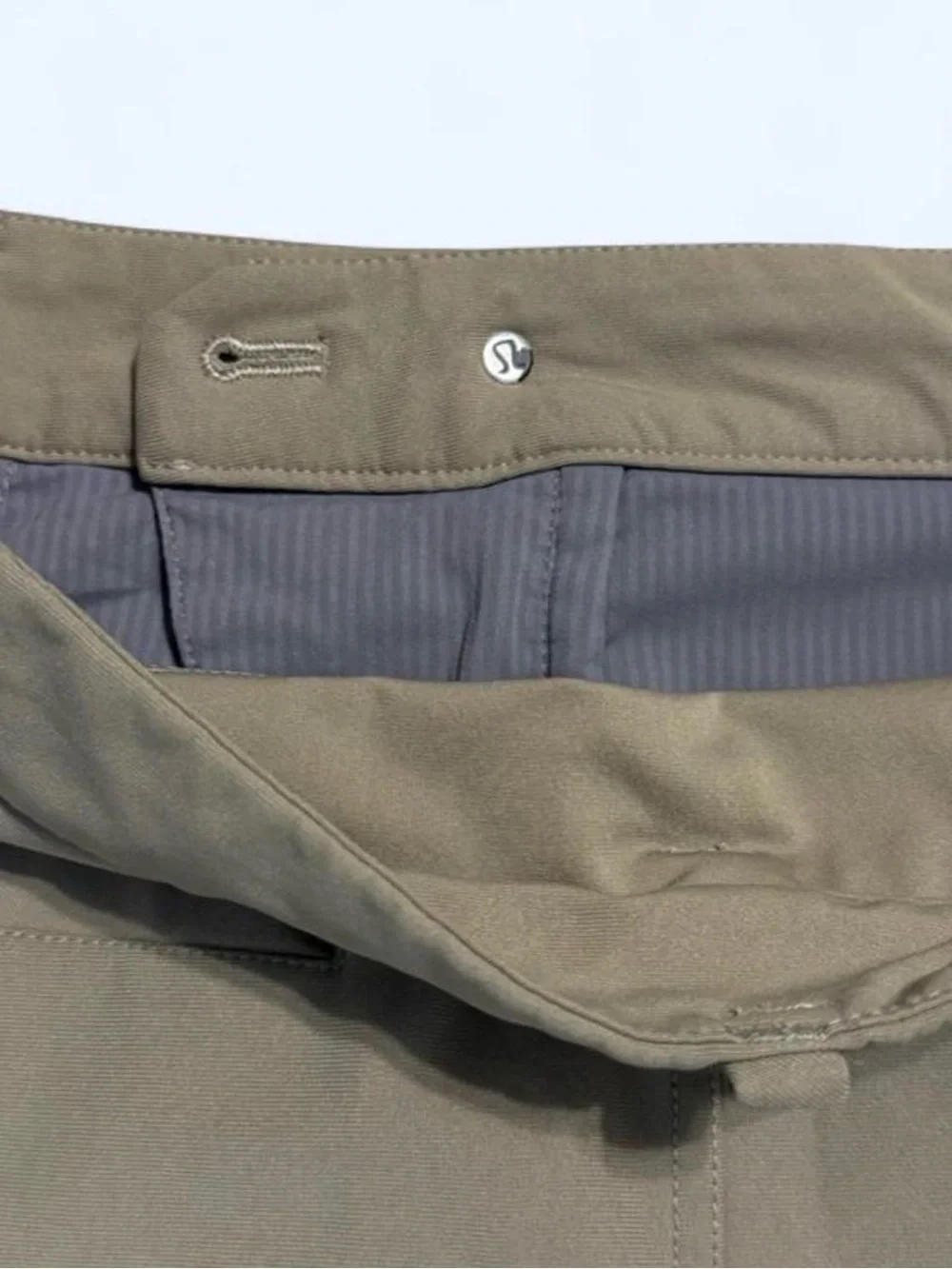 Men’s Lululemon Khaki Green ABC Classic-Fit Golf Shorts